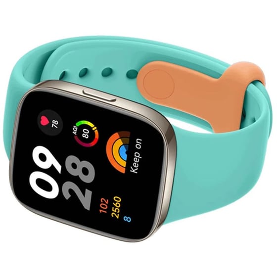Λουράκι Xiaomi Silicone Strap για Xiaomi Redmi Watch 3 - Aqua Blue image 5