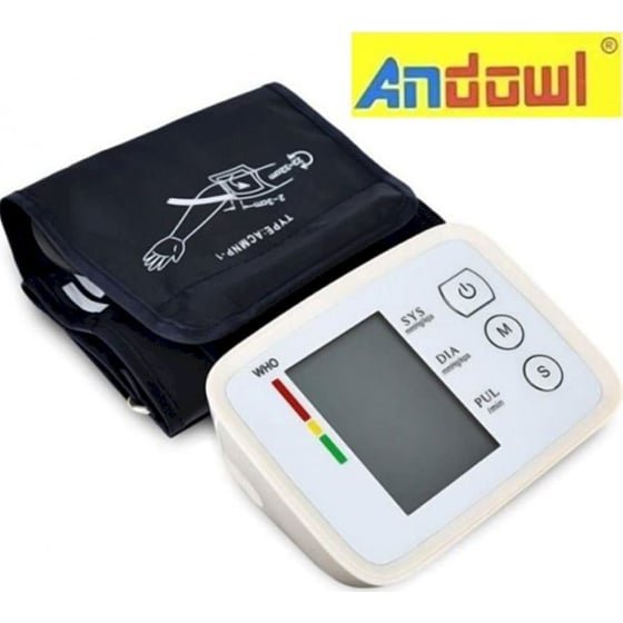 Ψηφιακό Πιεσόμετρο Καρπού Andowl CK-A155 με Ανίχνευση Αρρυθμίας Λευκό image 1