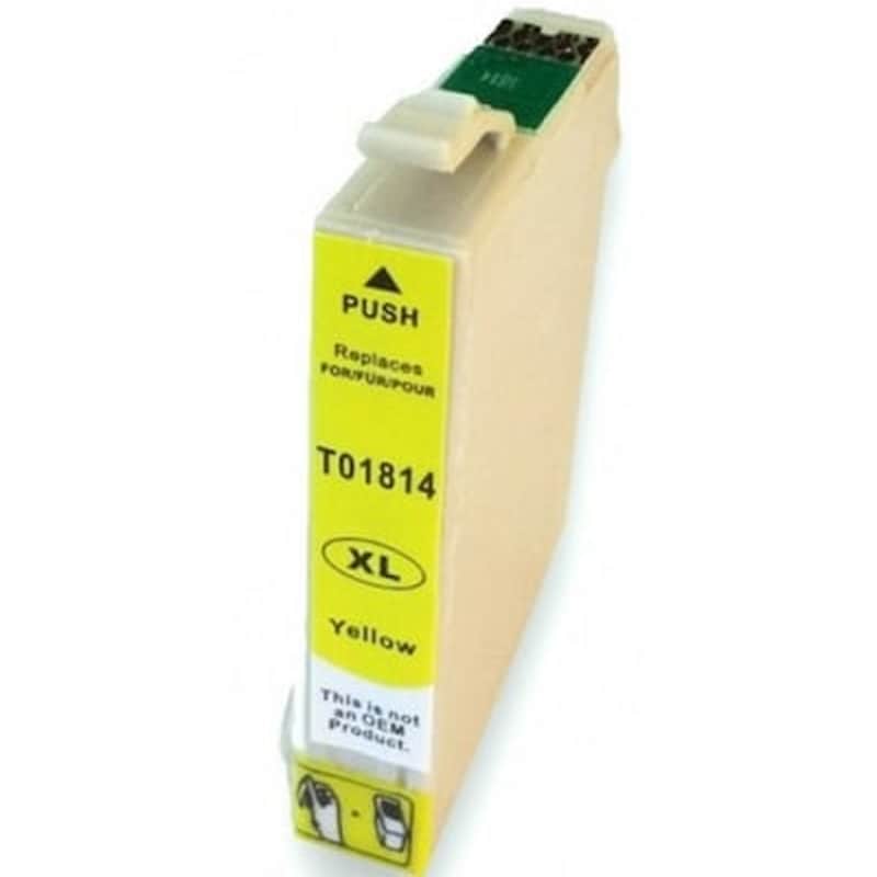 Συμβατό Epson T1814/18XL Κίτρινο Μελάνι Εκτυπωτή C13t18144010