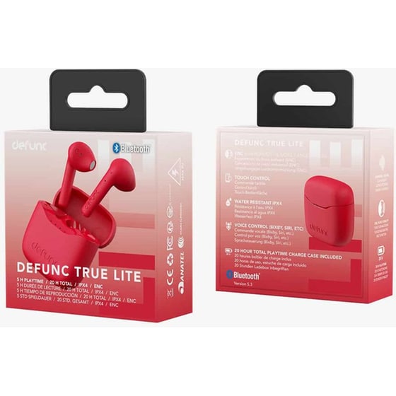 Ακουστικά Bluetooth Defunc True Lite - Κόκκινο image 3