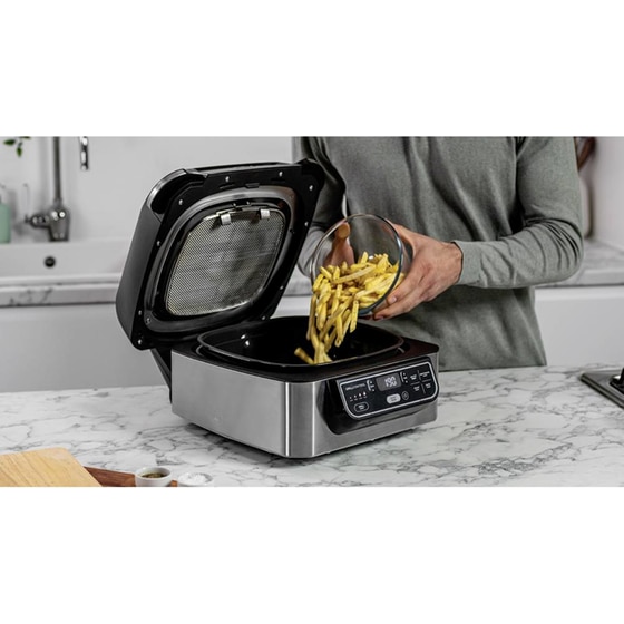 NINJA AG301EU 1750W 5.8L Ασημί Φριτέζα Αέρος image 5