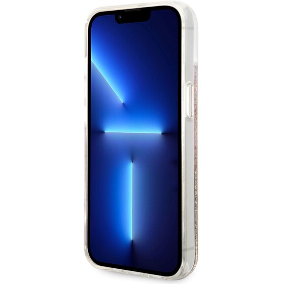 Θήκη Apple iPhone 14 Plus - Guess Liquid Glitter Paisley Gold Collection - Gold image 6