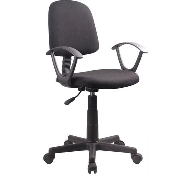 Καρέκλα Γραφείου ArteLibre Δάφνη Υφασμάτινη - Μαύρη image 0