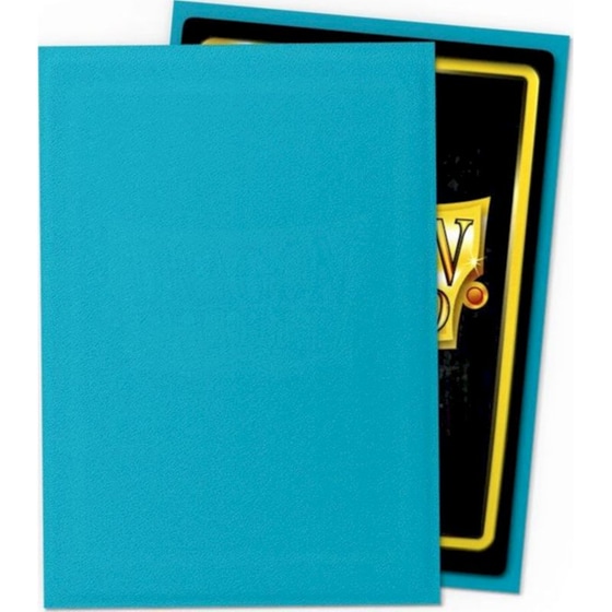 Dragon Shield Sleeves Japanese Small Size - Matte Turquoise (60 Sleeves) image 2