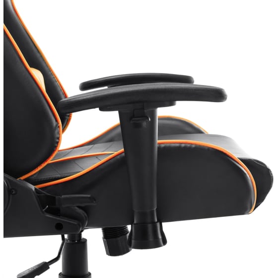Καρέκλα Gaming VidaXL από Τεχνητό Δέρμα - Μαύρη/Πορτοκαλί image 5