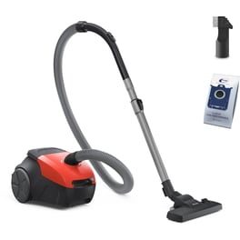 PHILIPS XD1111/10 750 W με Σακούλα 3 L Κόκκινο Ηλεκτρική Σκούπα
