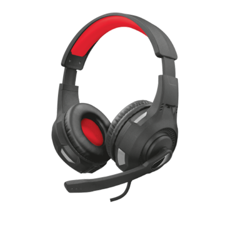 TRUST Trust GXT 307 Ravu Gaming Ενσύρματα Ακουστικά 3.5mm Μαύρα/Κόκκινα