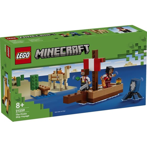 LEGO® Minecraft The Pirate Ship Voyage (21259) image 0