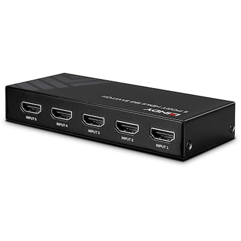 LINDY Lindy HDMI Switch 5-Port Network Switch Unmanaged L2 4K (18 Gbps)