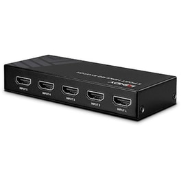 Lindy HDMI Switch 5-Port Network Switch Unmanaged L2 4K (18 Gbps)