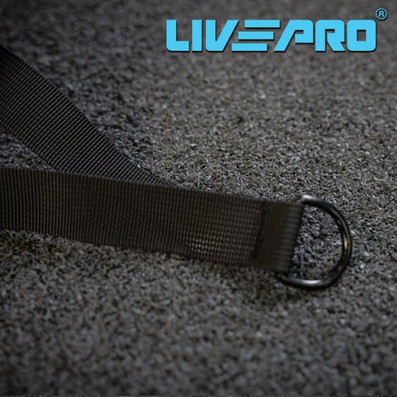 Ιμάντας Αστραγάλου Livepro Β-8712 Πολυεστέρας 35x16x2.5cm - Μαύρο image 1