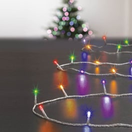 Χριστουγεννιάτικα Λαμπάκια SpitiShop 100 LED 10m με 8 Προγράμματα - Λευκό Θερμό