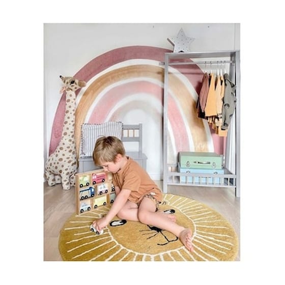 Jabadabado Ξύλινο Παιδικό Ραφάκι Με Αυτοκινητάκια image 0