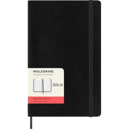 Ημερολόγιο Ημερήσιο Moleskine 2025-2026 18Μ Moleskine Large Black Soft