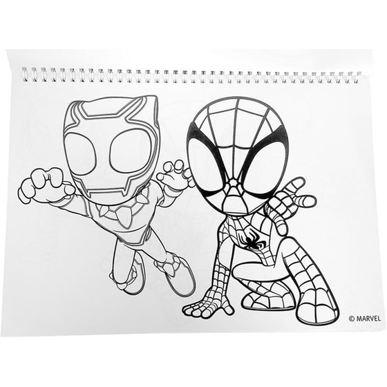 Μπλοκ&nbsp;Ζωγραφικής&nbsp;&&nbsp;Αυτοκόλλητα Gim&nbsp;40Φ. Spidey image 2