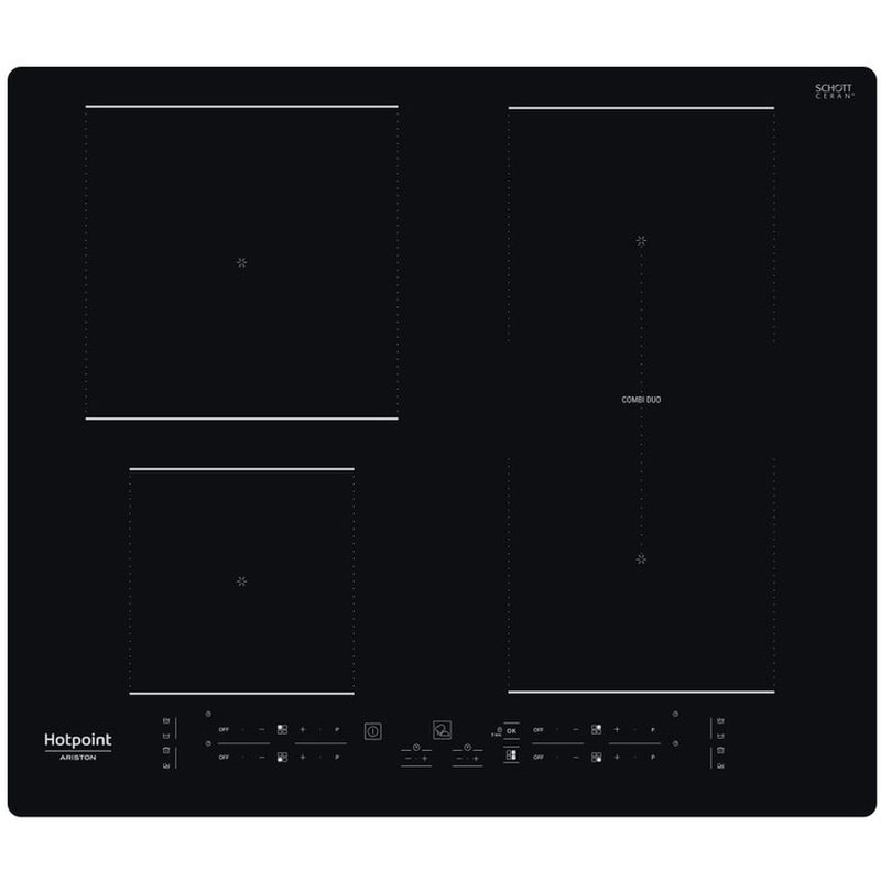 HOTPOINT HOTPOINT HB 3760B NE 59 cm Μαύρο Εστία Επαγωγική Αυτόνομη
