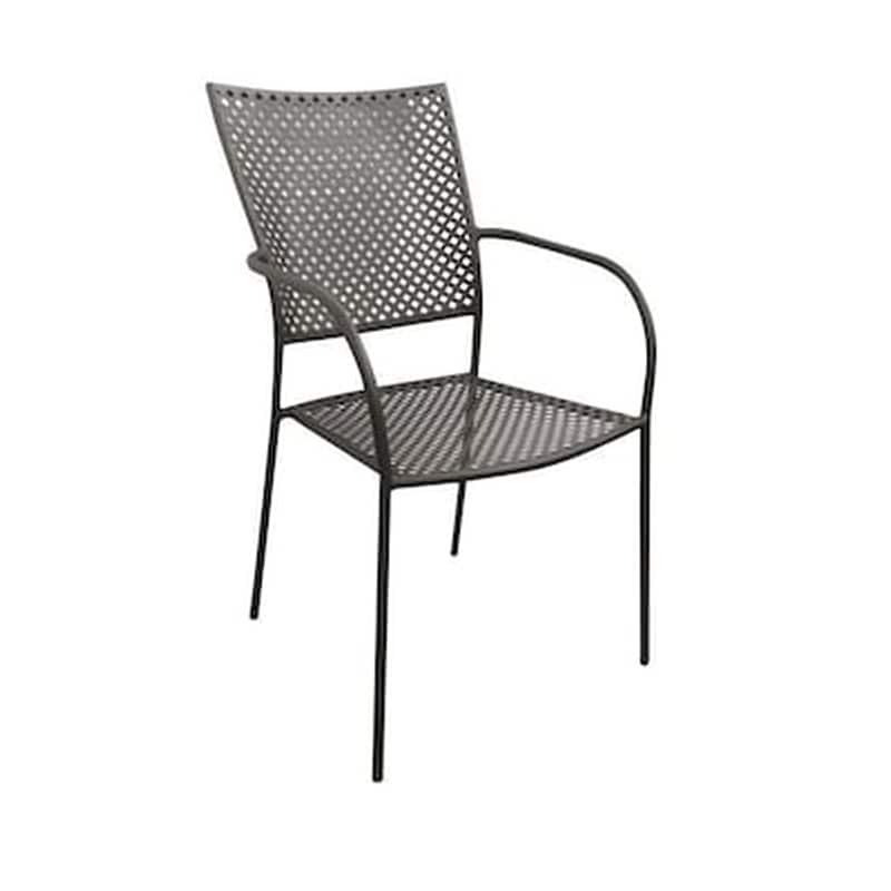 Πολυθρόνα Μεταλλική Mesh Μαύρη C11190