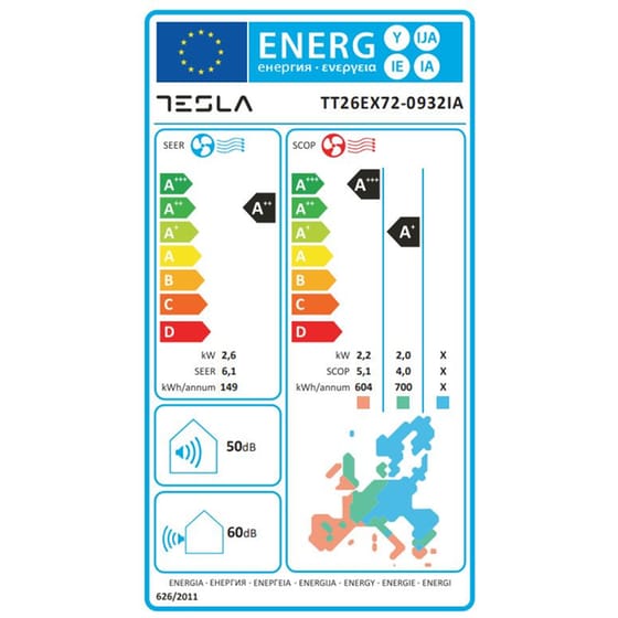 TESLA Element TT26EX72-0932IA Κλιματιστικό 9.000 BTU Α++/Α+++ image 3