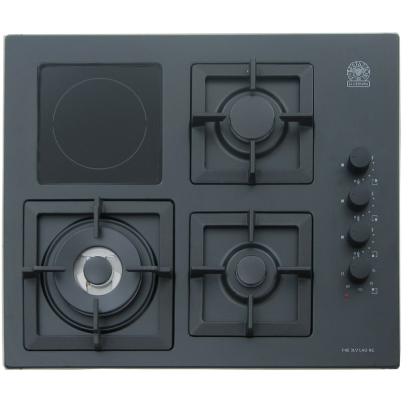 LA GERMANIA LA GERMANIA P633LVLAGNE (GPL) 60 cm Μαύρο Εστία Μεικτή Υγραερίου Αυτόνομη