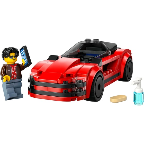 LEGO® City Red Sports Car (60448) image 4