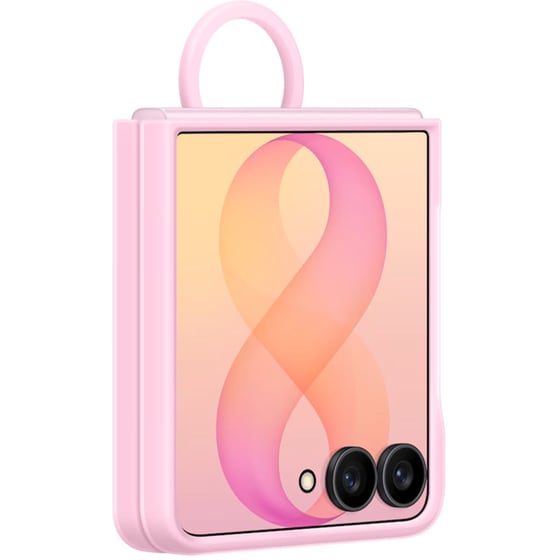 Θήκη Samsung Galaxy Z Flip8 - Samsung Silicone Ring Magnet Case - Pink image 1