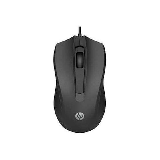 HP 100 Ενσύρματο Ποντίκι Μαύρο image 0