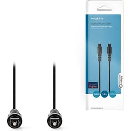 Καλώδιο Ήχου Nedis CAGB25000BK10 TOSLINK male σε TOSLINK male - 1m - Μαύρο
