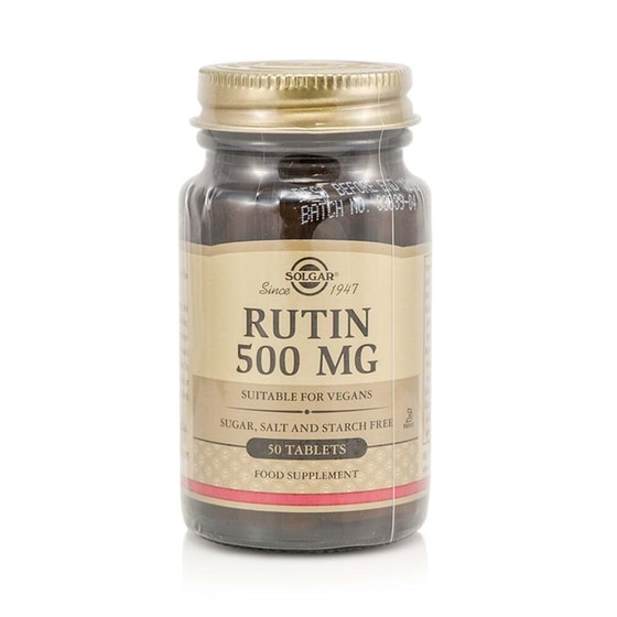 Ειδικό Συμπλήρωμα Διατροφής Solgar Rutin 500mg - 50 ταμπλέτες image 0