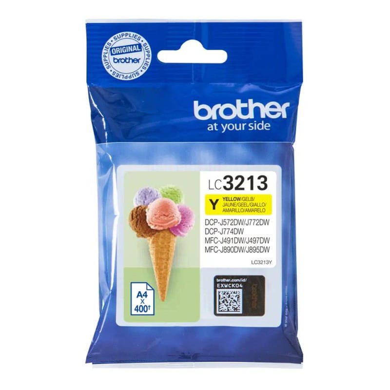 Brother LC-3213Y Κίτρινο Μελάνι Εκτυπωτή HC