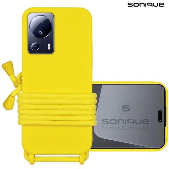 Θήκη Xiaomi Xiaomi 13 Lite - Sonique Με Κορδόνι Carryhang - Κίτρινο image 0