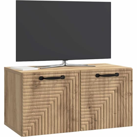 Επιτοίχιο Έπιπλο Τηλεόρασης VidaXL - Artisan Δρυς image 1