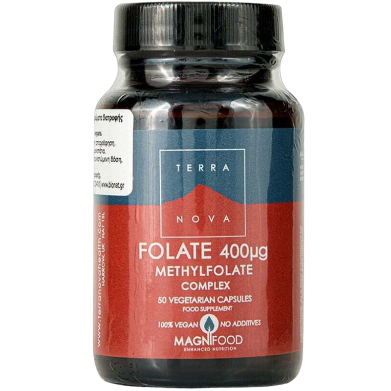 Terranova Folate Complex 400μg - 50 κάψουλες