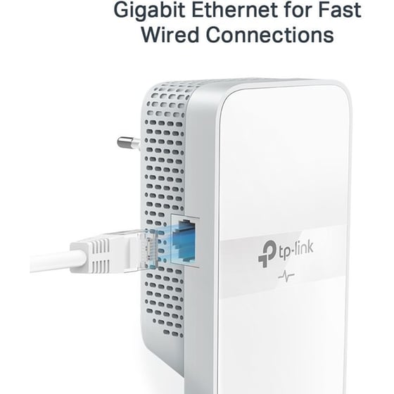 TP-Link TL-WPA7617 V1 Powerline Διπλό Kit Ασύρματη Σύνδεση έως 1000Mbps με 1 Θύρες Ethernet image 1