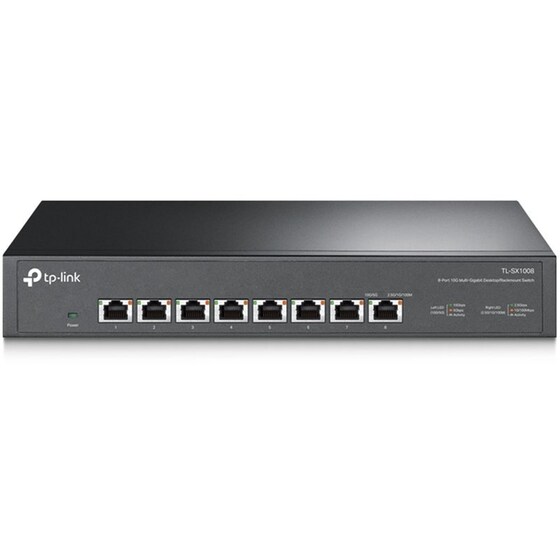 TP-Link TL-SX1008 Network Switch Unmanaged L2 Ten Gigabit (10000 Mbps) 8-Port 1U image 0