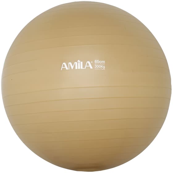 Μπάλα Γυμναστικής Amila Κατάλληλη για Pilates 1.35 kg 65 cm από PVC - Χρυσό image 0