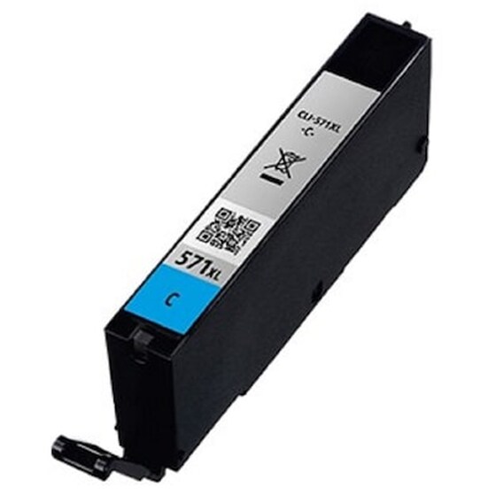 Συμβατό Canon Cli-571XL Κυανό Μελάνι Εκτυπωτή 0332c001 image 0
