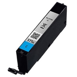 Συμβατό Canon Cli-571XL Κυανό Μελάνι Εκτυπωτή 0332c001
