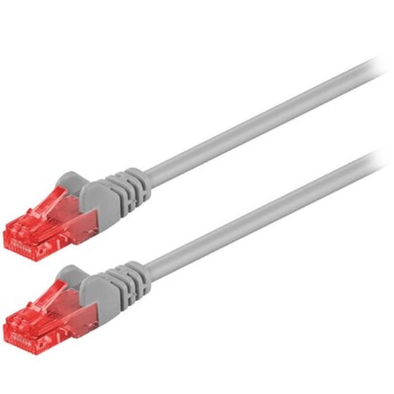 CABLE GOOBAY UTP CAT.6 RJ45 0,25M GREY image 0