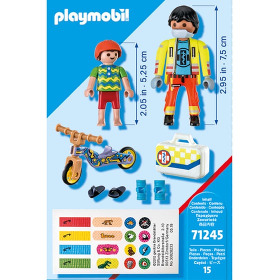 PLAYMOBIL® City Life Διασώστης και παιδάκι (71245) image 1