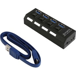 Gembird UHB-U3P4-22 USB Hub 4-Port USB 3.0 συμβατό με USB-A