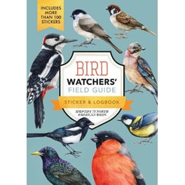 Bird Watchers' Field Guide Sticker & Logbook