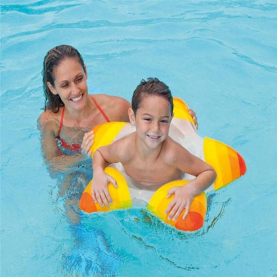 Παιδικό Σωσίβιο Intex Αστέρι 74 cm - Πορτοκαλί/Πράσινο/Ροζ image 6