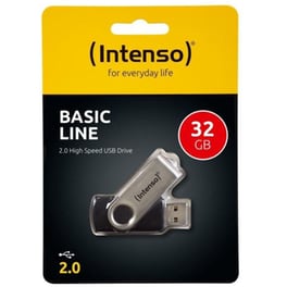 Intenso 32 GB USB-A 2.0 Stick  - Ασημί