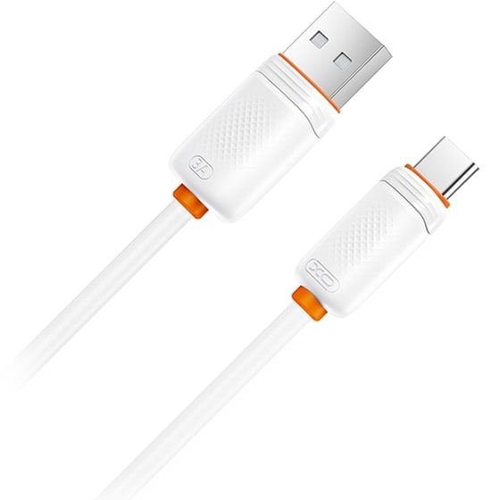 Καλώδιο XO NB302 USB-A Male σε USB-C Male 1m - Λευκό image 2