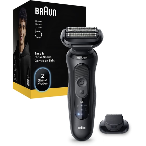 BRAUN 52-N1200S Series 5 Ξυριστική Μηχανή Επαναφορτιζόμενη Μαύρο image 0