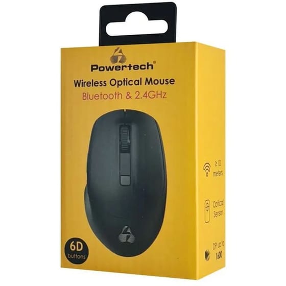 Powertech PT-1164 Ασύρματο Ποντίκι Μαύρο image 2