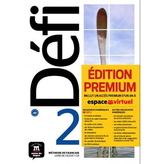 Defi - Livre de l'eleve + CD 2 (A2) EDITION PREMIUM image 0