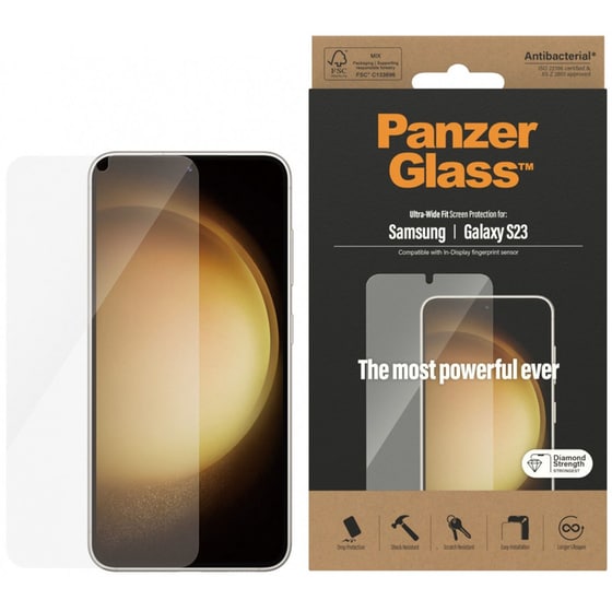 Προστατευτικό οθόνης Samsung Galaxy S23 - PanzerGlass Ultra Wide Fit image 2