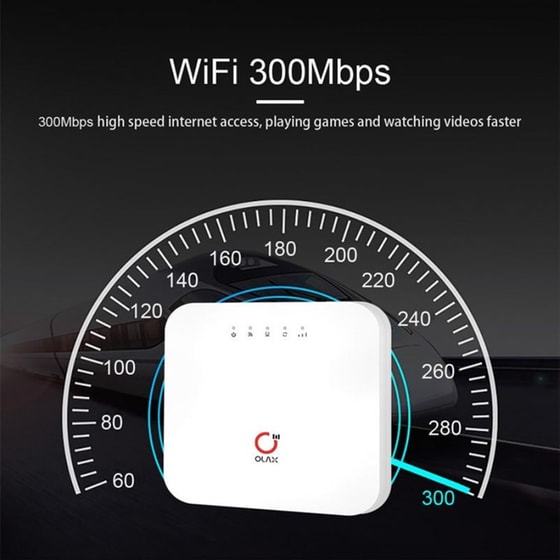 Olax AX6 Pro Mobile Router 4G Wi‑Fi 4 Single Band (2.4GHz) image 1