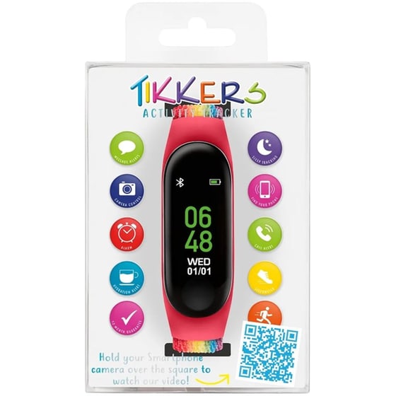Activity Tracker Tikkers Παιδικό Με Υφασμάτινο Λουράκι - Red image 1